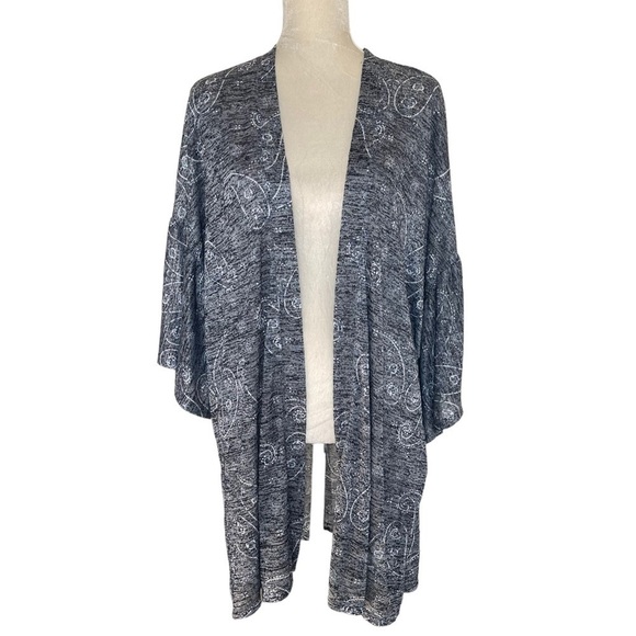 Lane Bryant Women’s Paisley Open Front Cárdigan Plus Size 18-20 Lightweight - Picture 1 of 10